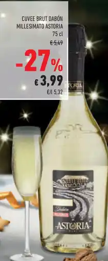 Conad Superstore Cuvee brut dabón millesimato ASTORIA offerta