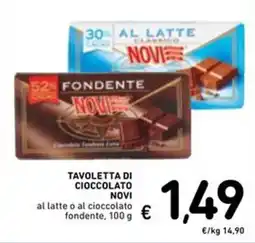 Spazio Conad Tavoletta di cioccolato NOVI offerta