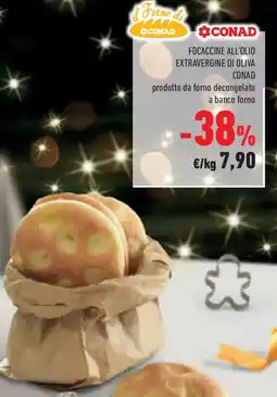 Conad Superstore Focaccine all'olio extravergine di oliva CONAD offerta