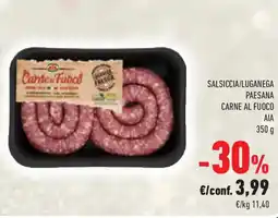 Conad Superstore Salsiccia/luganega paesana carne al fuoco AIA offerta