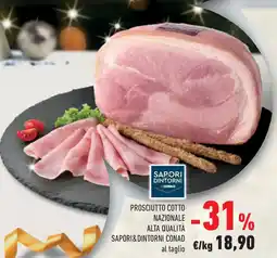Conad Superstore Prosciutto cotto nazionale SAPORI&DINTORNI CONAD offerta