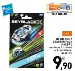 Spazio Conad Beyblade x starter pack HASBRO offerta