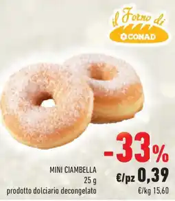 Conad Superstore Mini ciambella CONAD offerta