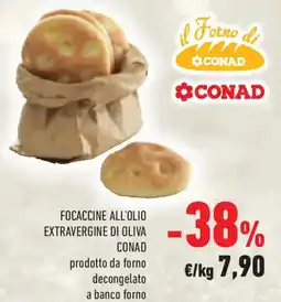 Conad Superstore Focaccine all'olio extravergine di oliva CONAD offerta