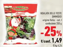 Conad Superstore Insalata delle feste DIMMIDISÌ offerta