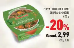 Conad Superstore Zuppa lenticchi e cime di rapa DIMMIDISÌ offerta