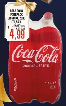 Supermercati EffePiù Coca cola fourpack original/zero offerta
