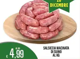 Supermercati EffePiù Salsiccia macinata di suino offerta