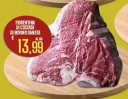 Supermercati EffePiù Fiorentina di costata di bovino danese offerta