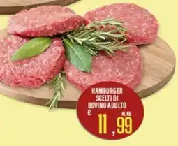 Supermercati EffePiù Hamburger scelti di bovino adulto offerta