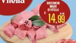Supermercati EffePiù Bocconcini magri di vitella offerta