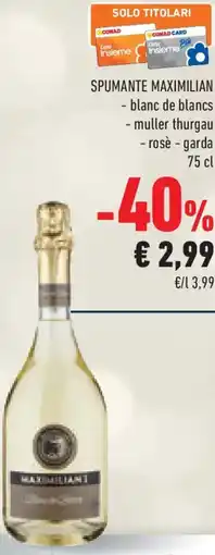 Conad Superstore Spumante MAXIMILIAN offerta