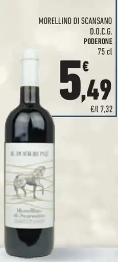 Conad Superstore Morellino di scansano d.o.c.g. PODERONE offerta