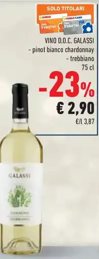 Conad Superstore Vino d.o.c. GALASSI offerta