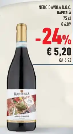 Conad Superstore Nero d'avola d.o.c. RAPITALÀ offerta