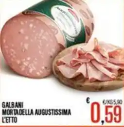 Supermercati EffePiù Galbani mortadella augustissima offerta