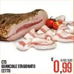 Supermercati EffePiù Cts guanciale stagionato offerta