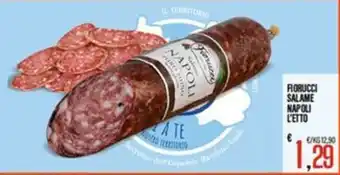 Supermercati EffePiù Fiorucci salame napoli offerta