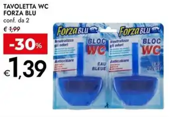 Bennet Tavoletta wc FORZA BLU offerta