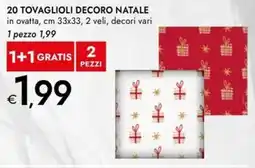 Bennet 20 tovaglioli decoro natale offerta