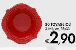 Bennet 20 tovaglioli 3 veli, cm 33x33 offerta