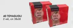 Bennet 40 tovaglioli 2 veli, cm 38x38 offerta