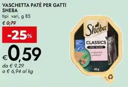 Bennet Vaschetta paté per gatti SHEBA offerta