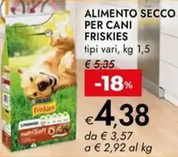 Bennet Alimento secco per cani FRISKIES offerta