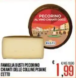 Supermercati EffePiù Famiglia busti pecorino chianti delle colline pisane offerta