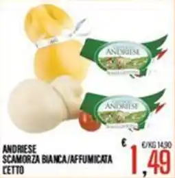 Supermercati EffePiù Andriese scamorza bianca/affumicata offerta