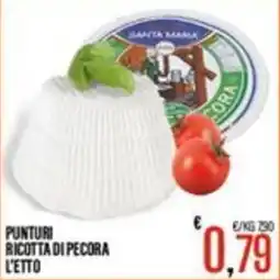 Supermercati EffePiù Punturi ricotta di pecora offerta