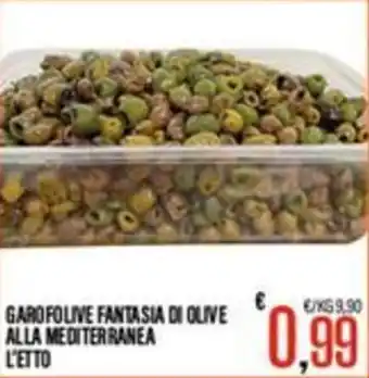 Supermercati EffePiù Garofolive fantasia di olive alla mediterranea offerta