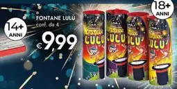 Bennet Fontane LULU offerta