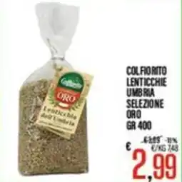 Supermercati EffePiù Colfiorito lenticchie umbria selezione oro offerta