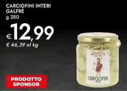 Bennet Carciofini interi GALFRÈ offerta