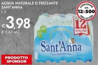 Acqua naturale o frizzante SANT'ANNA