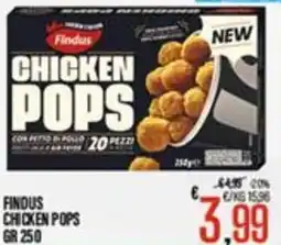 Supermercati EffePiù Findus chicken pops offerta