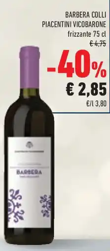 Conad Superstore Barbera colli piacentini VICOBARONE offerta