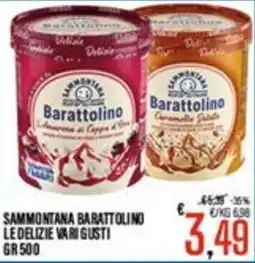 Supermercati EffePiù Sammontana barattolino le delizie offerta
