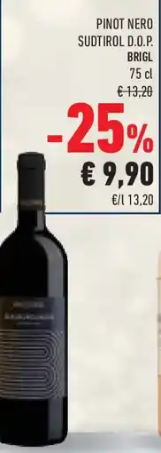 Conad Superstore Pinot nero sudtirol d.o.p. BRIGL offerta