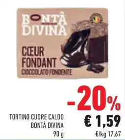 Conad Superstore Tortino cuore caldo BONTÀ DIVINA offerta