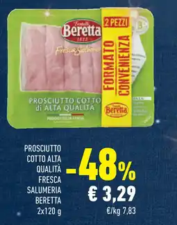 Conad Superstore Prosciutto cotto alta qualità fresca salumeria BERETTA offerta
