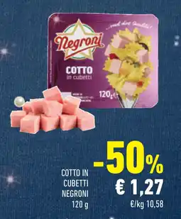 Conad Superstore Cotto in cubetti NEGRONI offerta