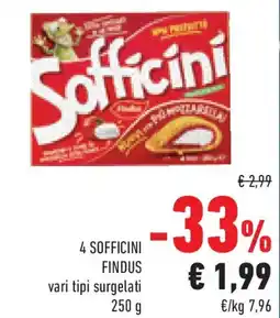 Conad Superstore 4 sofficini FINDUS offerta