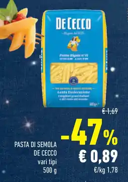 Conad Superstore Pasta di semola DE CECCO offerta