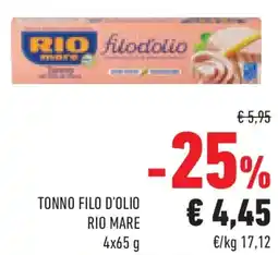 Conad Superstore Tonno filo d'olio RIO MARE offerta