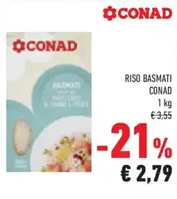 Conad Superstore Riso basmati CONAD offerta