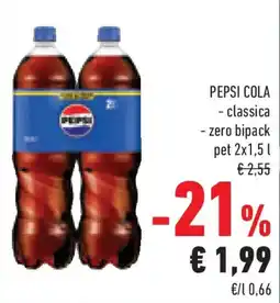 Conad Superstore Pepsi cola offerta