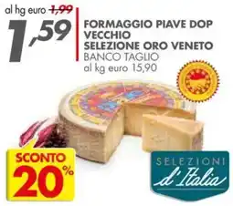 Italmark Formaggio piave dop vecchio selezione oro veneto offerta