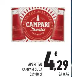 Conad Superstore Aperitivo CAMPARI SODA offerta